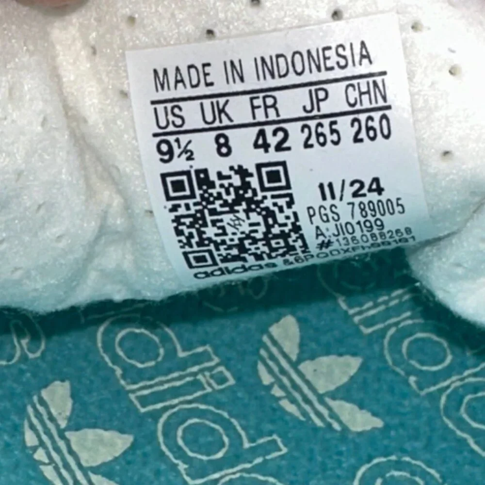 Women's Adidas SL 72 OG Shoes Easy Mint / Semi Flash Aqua / Off White JI0199 NEW - Picture 10 of 10